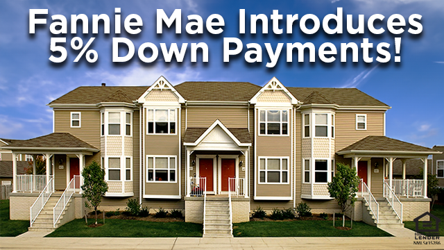 Fannie Mae Introduces 5% Down Payments for Multi-Family Homes