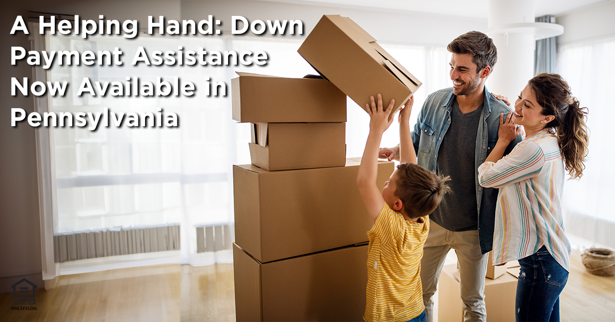 A Helping Hand: Down Payment Assistance Now Available in Pennsylvania