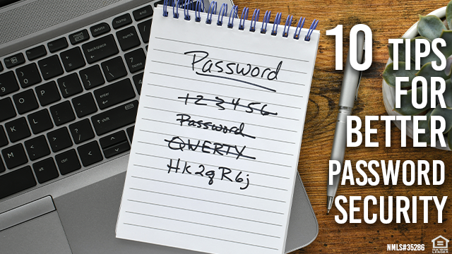10 Tips For Better Password Security Nj Lenders Corp